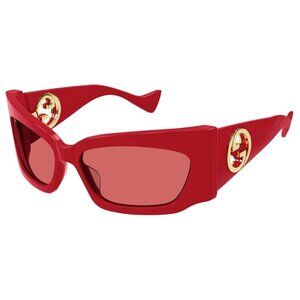 NWT GUCCI SUNGLASSES RED WOMEN EYEWEAR GUCCI